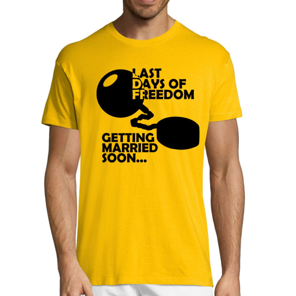 T-shirt "Last days of freedom"