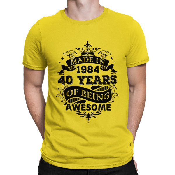 T-shirt "Made in" with your chosen date