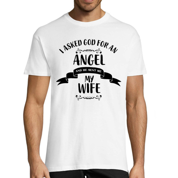 T-shirt "My wife - an angel"