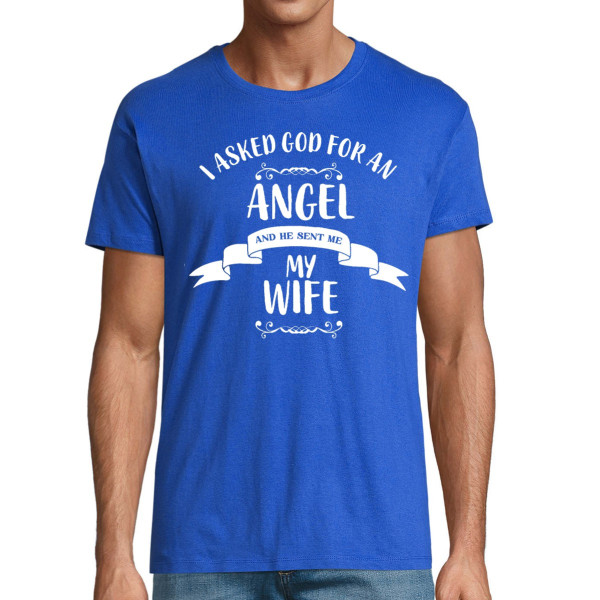 T-shirt "My wife - an angel"