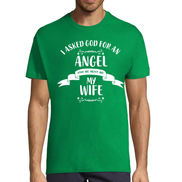 T-shirt "My wife - an angel"
