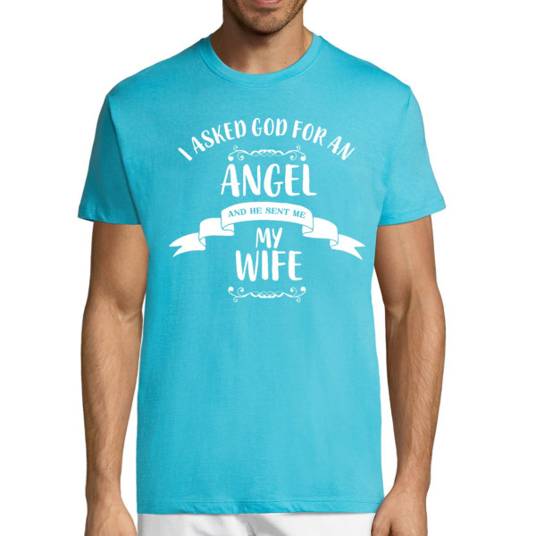 T-shirt "My wife - an angel"