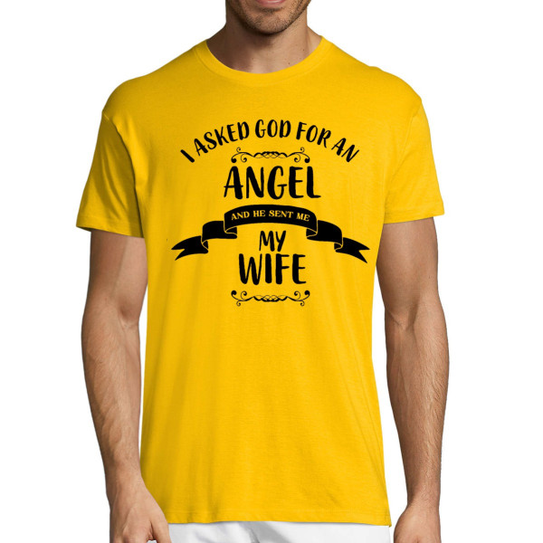 T-shirt "My wife - an angel"