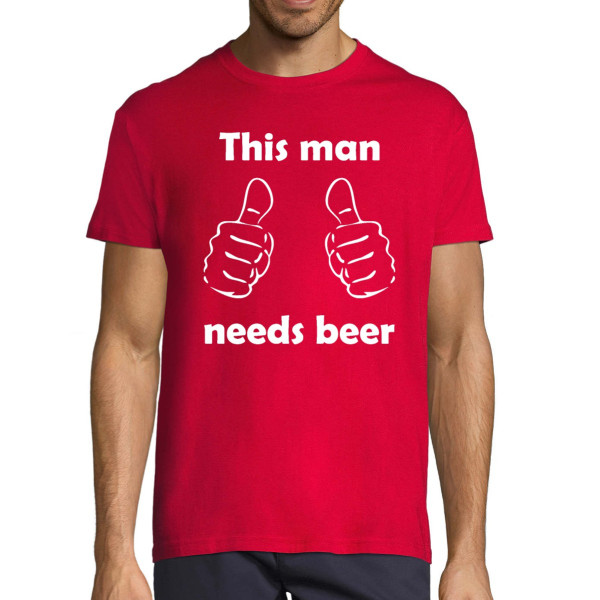 T-shirt "Need beer"