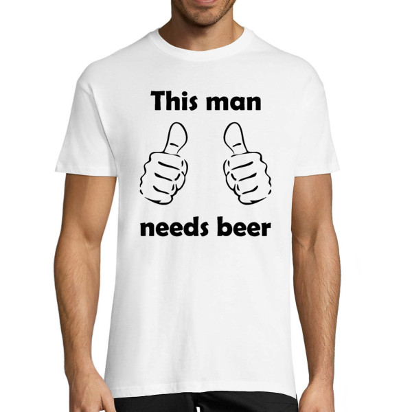 T-shirt "Need beer"