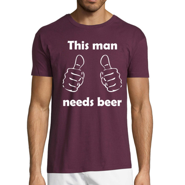 T-shirt "Need beer"