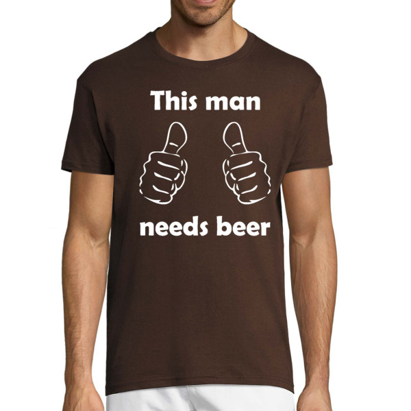 T-shirt "Need beer"