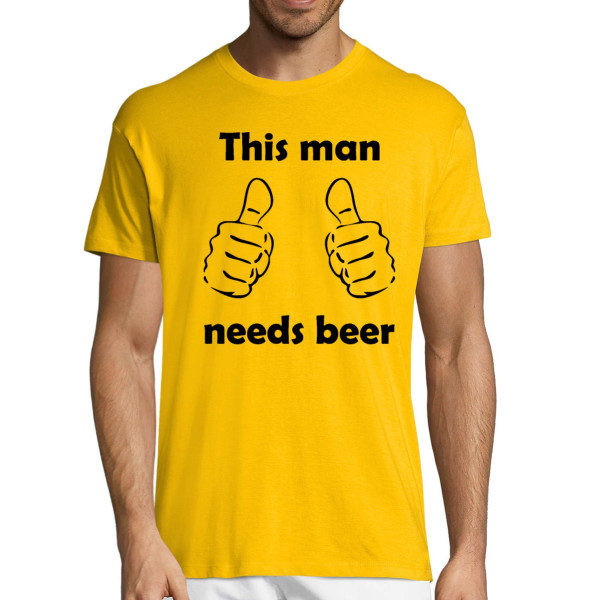 T-shirt "Need beer"