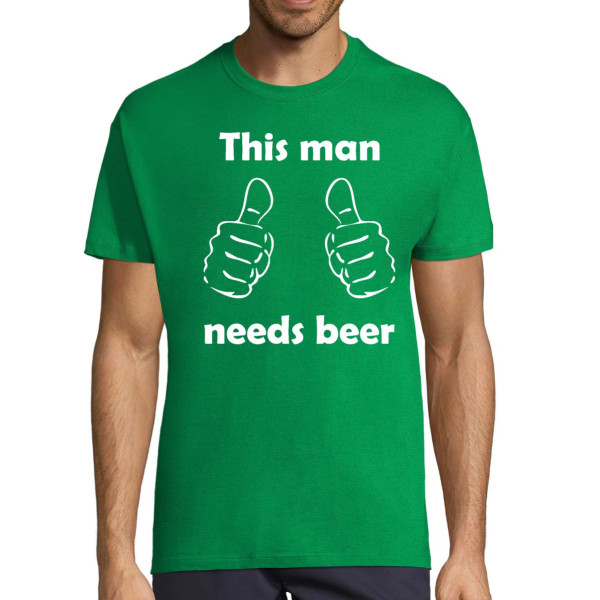 T-shirt "Need beer"