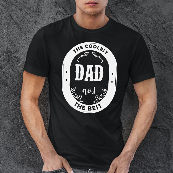 T-shirt "Number one dad"