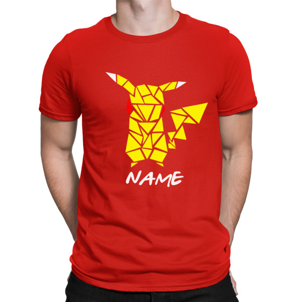 T-shirt "Pokemon" with your chosen name T-shirt "Pokemon" with your chosen name