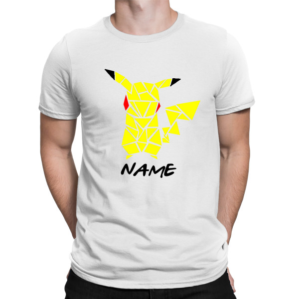 T-shirt "Pokemon" with your chosen name T-shirt "Pokemon" with your chosen name