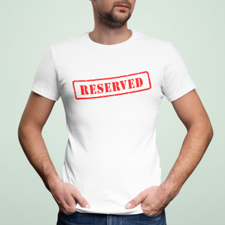 T-shirt "Reserved" T-shirt "Reserved"