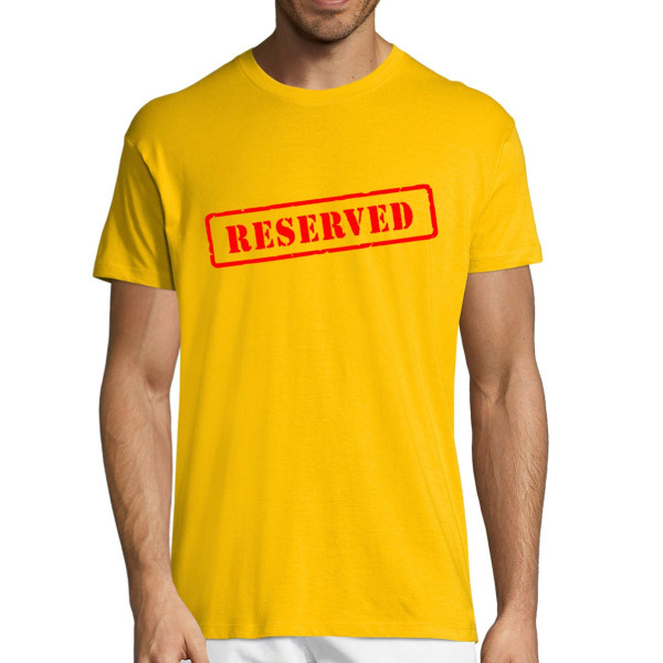 T-shirt "Reserved"