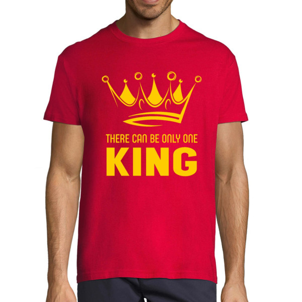 T-shirt "There can be only one king"