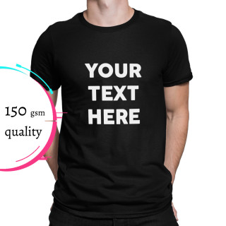 T-shirt with your own text