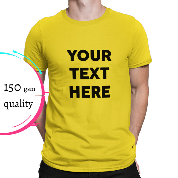 T-shirt with your own text