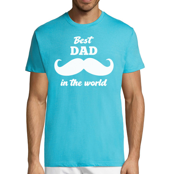 T-shirt "Best dad in the world"