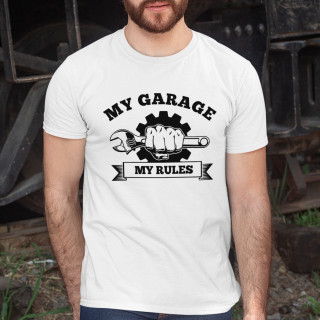 T-shirt "My garage rules"