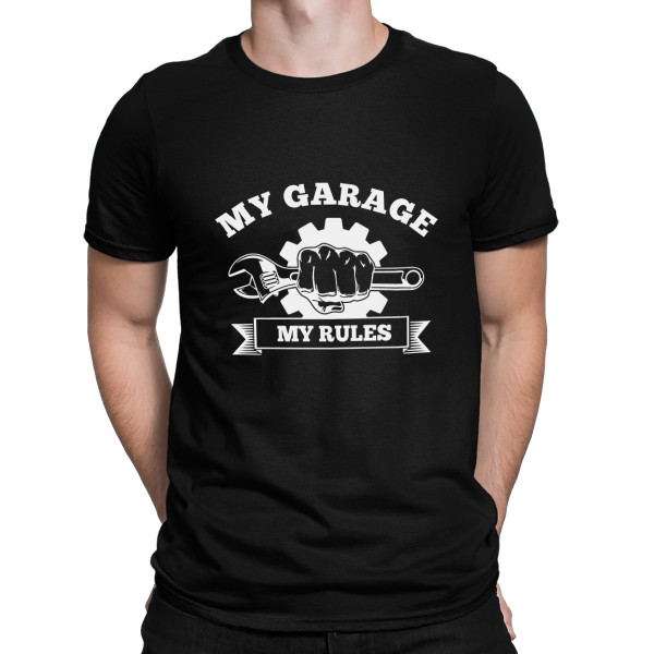 T-shirt "My garage rules" T-shirt "My garage rules"