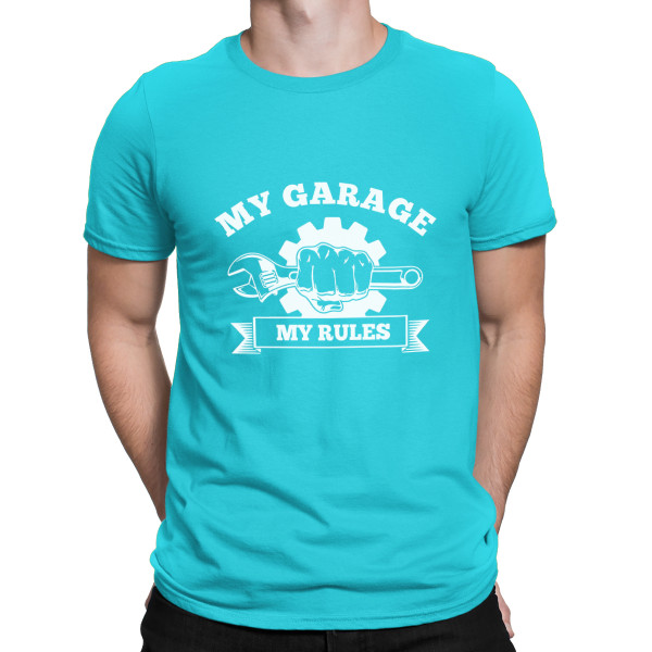 T-shirt "My garage rules" T-shirt "My garage rules"