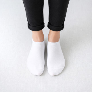 Women's short socks without print