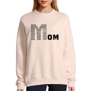UNISEX pastel "Sully" sweatshirt "A one-of-a-kind mom"