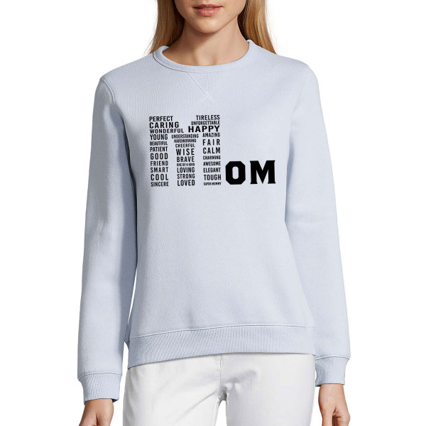 UNISEX pastel "Sully" sweatshirt "A one-of-a-kind mom" UNISEX pastel "Sully" sweatshirt "A one-of-a-kind mom"