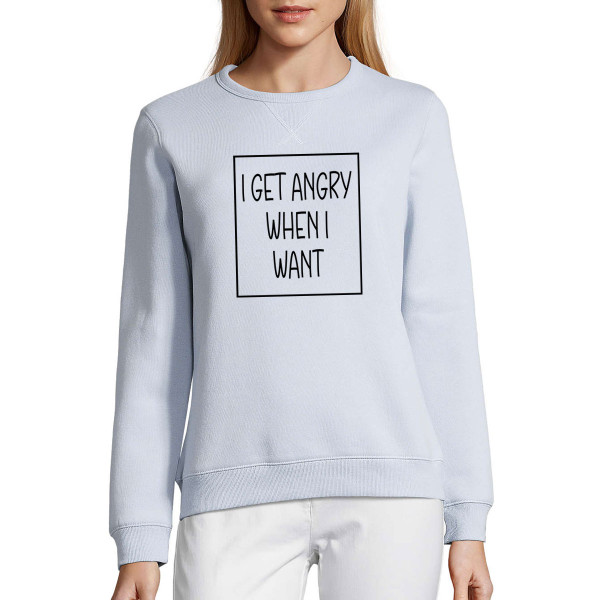 UNISEX pastel "Sully" sweatshirt "Angry" UNISEX pastel "Sully" sweatshirt "Angry"