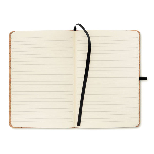 Notebook with cork cover with your chosen text (A5) Notebook with cork cover with your chosen text (A5)