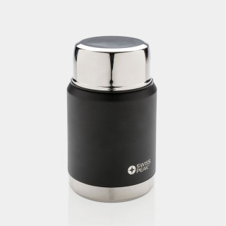 Vacuum food thermos with spoon "Swiss Peak Elite" (with optional engraving for an additional fee) Vacuum food thermos with spoon "Swiss Peak Elite" (with optional engraving for an additional fee)