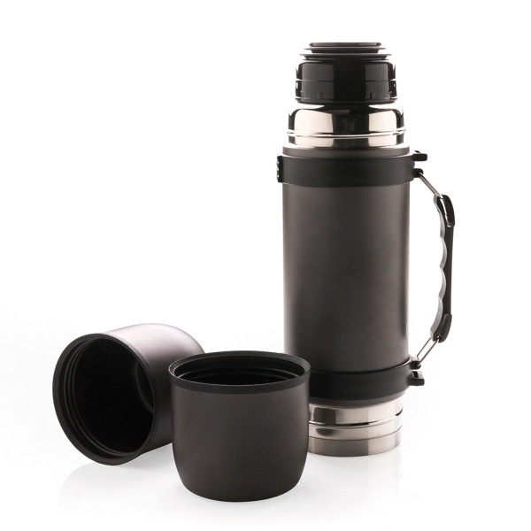 Vacuum food thermos with spoon "Swiss Peak Elite" (with optional engraving for an additional fee)
