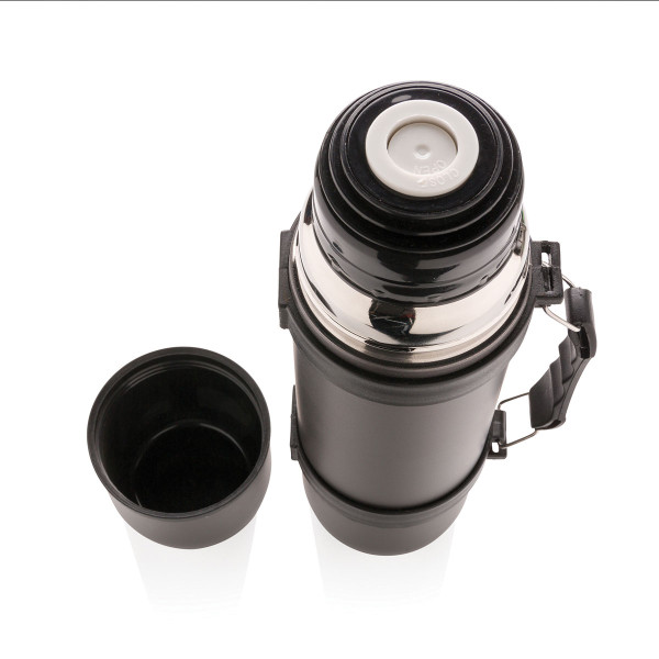 Vacuum food thermos with spoon "Swiss Peak Elite" (with optional engraving for an additional fee)