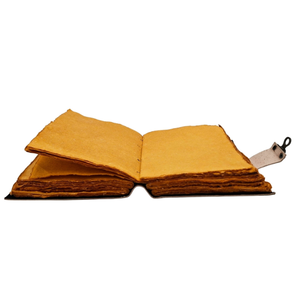 Vintage-Style Leather Notebook "Butterfly"