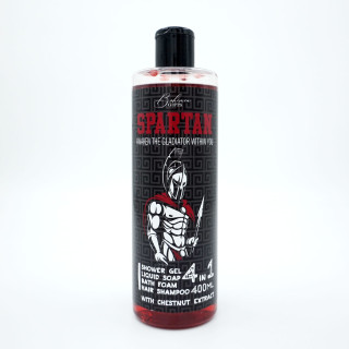 Men's Shower Gel, Shampoo, Foam, and Soap 4in1 "Spartan" (400ml)