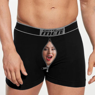 Men's Underwear "Zipper" with Your Chosen Photo