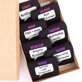 Women’s Sock Set "The Boss Lady Week Pack"