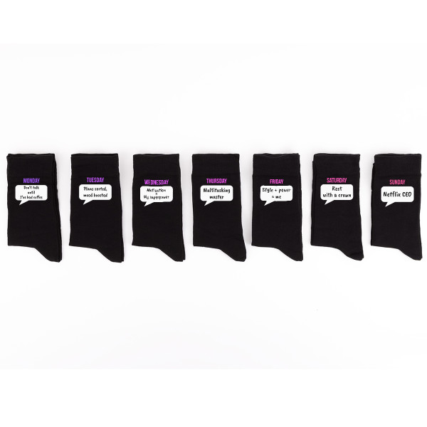 Women’s Sock Set "The Boss Lady Week Pack" Women’s Sock Set "The Boss Lady Week Pack"