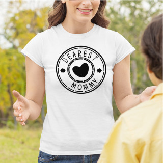 Women's T-shirt "The most beloved mommy"
