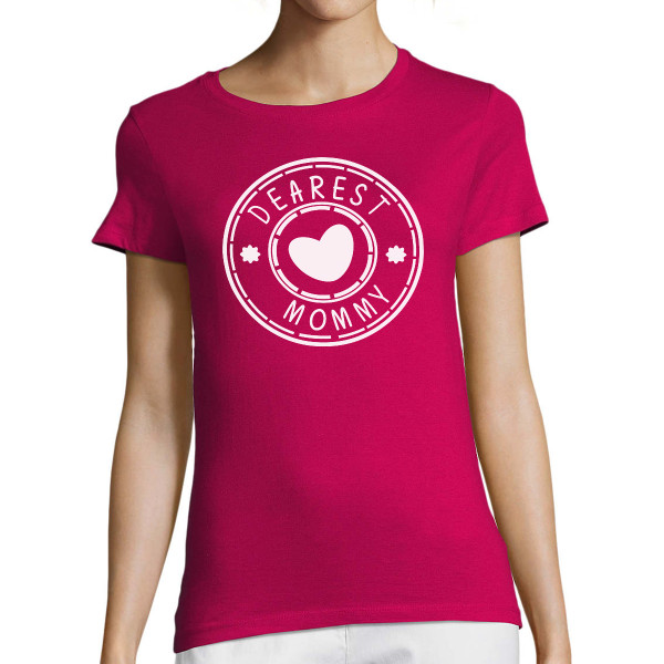 Women's T-shirt "The most beloved mommy"