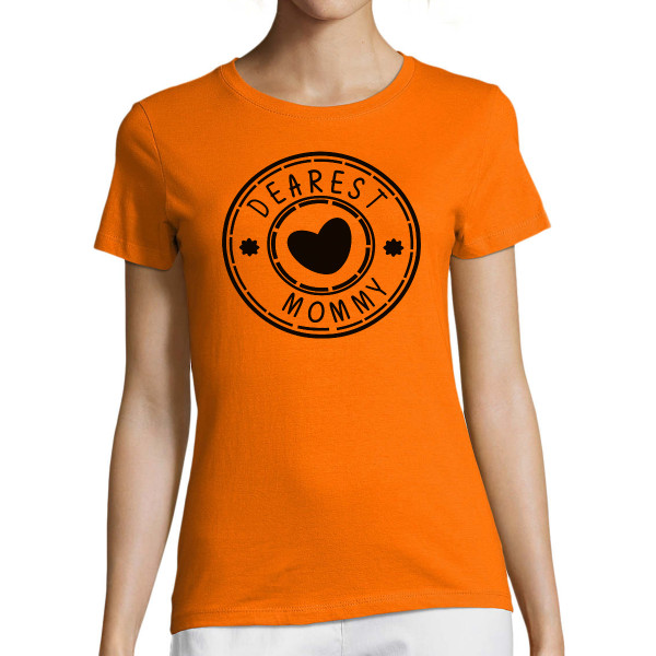 Women's T-shirt "The most beloved mommy"
