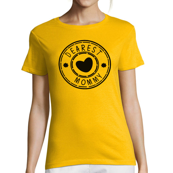 Women's T-shirt "The most beloved mommy"
