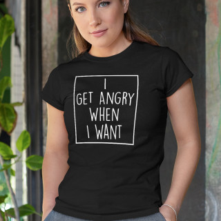 Women's T-shirt "Angry"