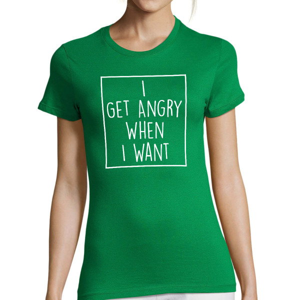 Women's T-shirt "Angry"