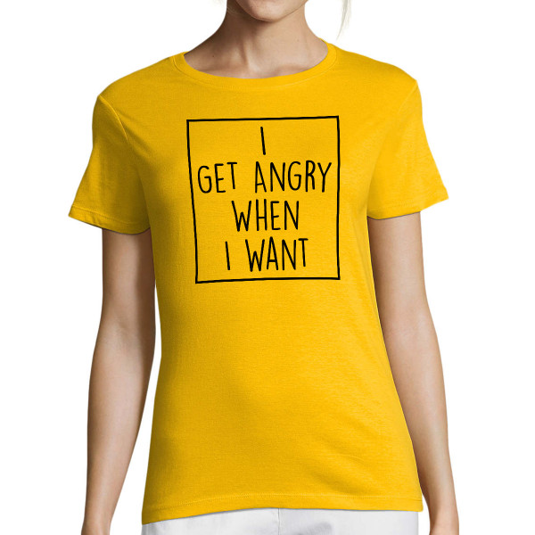 Women's T-shirt "Angry"