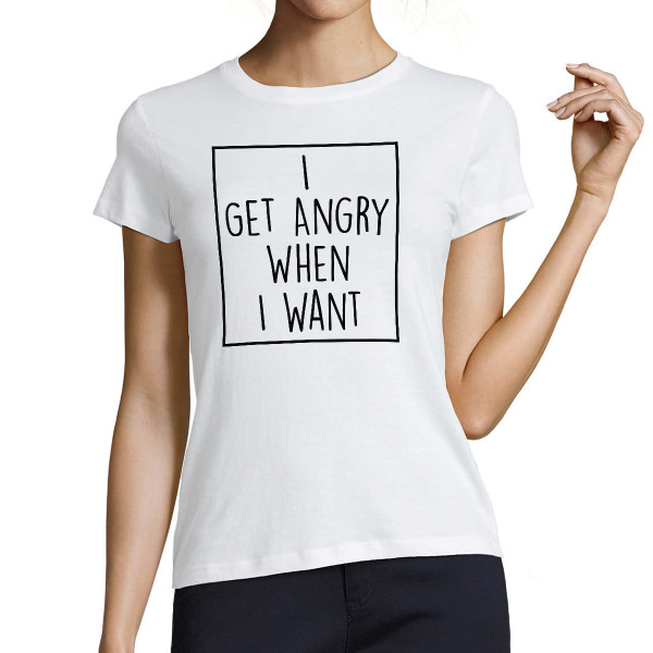 Women's T-shirt "Angry"