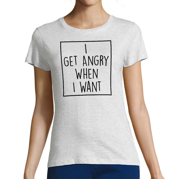 Women's T-shirt "Angry"