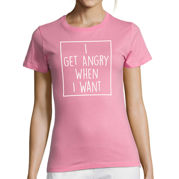 Women's T-shirt "Angry"
