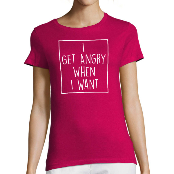 Women's T-shirt "Angry"