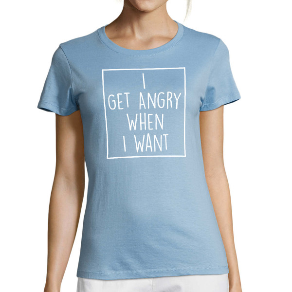 Women's T-shirt "Angry"